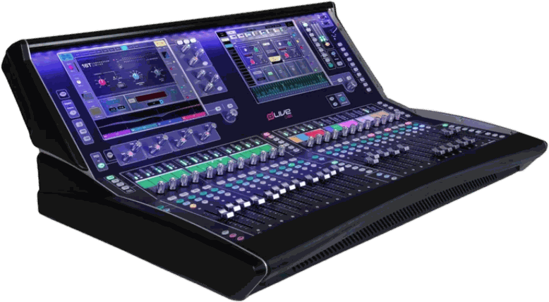 Allen & Heath dLive S-Serie Mischpult freigestellt