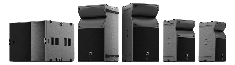 L-Acoustics A-Serie Lautsprechersystem freigestellt